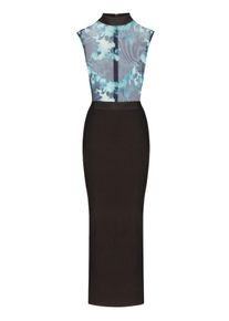 Kraimod Kleid Damen blau / schwarz Größe 34