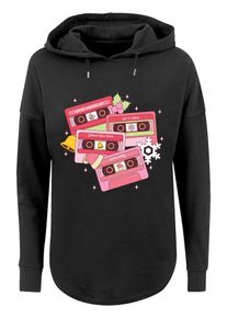 F4NT4STIC Sweatshirt 'Christmas Retro Song Tapes' Damen honig / hellgrün / rosa / schwarz / weiß Größe XL