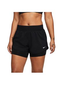 Nike Damen Dri-Fit One Mid-Rise 3" 2-in-1 Shorts schwarz