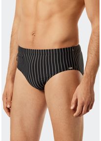 Schiesser Badeslip »"Nautical Casual"«, mit weissen Streifen