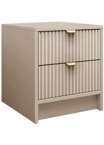 Table de chevet Comfivo J103, Beige, Nombre de tiroirs: 0, Le nombre de portes: 0, 40x35x40cm, mdf, Stratifié