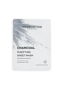 Revolution Skincare - Biodegradable Purifying Charcoal Sheet Mask Masky s aktivným uhlím 5 pieces unisex