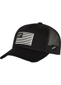 Alpinestars Flag, pet , kleur: Zwart/Wit , maat: Een maat
