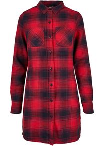 Urban Classics, Damer, Blusekjole, Marin / R&oslash;d, St&oslash;rrelse S