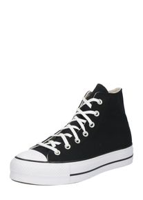 Converse M&aelig;nd Sneaker high 'CHUCK TAYLOR ALL STAR LIFT PLATFORM WIDE WIDTH' sort / hvid St&oslash;rrelse 41