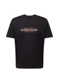 Guess Jeans, Mænd, Bluser & t-shirts, Rød / Sort / Hvid, Størrelse XL