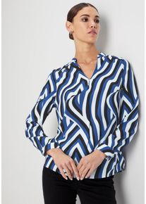 HECHTER PARIS Klassische Bluse, mit elegantem V-Ausschnitt - NEUE KOLLEKTION