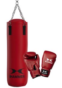 HAMMER Boxsack »Fit«, (Set, mit Trainings-DVD-mit Boxhandschuhen)