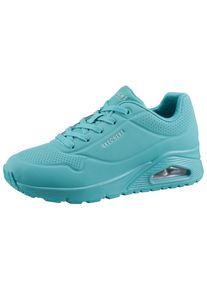 Skechers Wedgesneaker »Uno - Stand on Air«, mit feiner Perforation, Freizeitschuh, Halbschuh, Schnürschuh