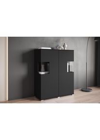 Inosign Highboard »Kenia«, Modernes Highboard mit Glastüren, Breite 100 cm