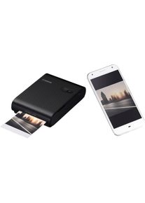 Canon Fotodrucker »Selphy Square qx10« schwarz, Thermosublimationsdruck: Fotoprints in Laborqualität/ Eingebauter Akku für 20 Drucke