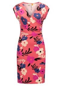 Ragwear Etuikleid »Sommerkleid Crupi Print«, figurbetontes Sommerkleid mit Raffung an der Taille