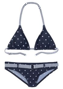 s.Oliver Triangel-Bikini »Audrey Kids«, im Punkte-Streifen-Mix