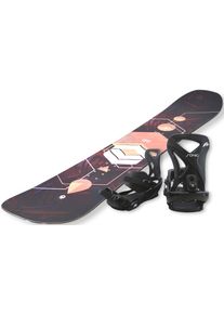 F 2 F2 Snowboard »FTWO Gipsy woman peach«, (Set, 2er-Pack), Inkl. Bindung mit Befestigungsmaterialien