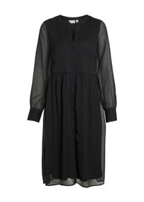 Vila Chiffonkleid »VIFALIA V-NECK L/S DRESS/SU - NOOS«