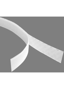 GOOD LIFE Klettband »Klevi«, (Packung, 2 St.), Zum Aufkleben weiß 2 St. , Weißes Klett- und Flauschband, 20 mm breit