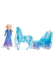 Mattel® Anziehpuppe »Disney Die Eiskönigin Elsa mit Kleid und Nokk mit Abenteuer-Kutsche«