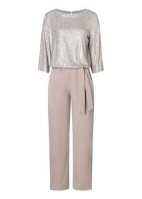 ana alcazar Dames Jumpsuit 'Tafila' taupe / zilver XS