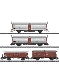 Märklin Märklin Güterwagen »Schiebedach-/Schiebewandwagen-Set Tbes-t-66 - 47301«, Made in Europe