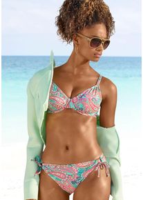 Venice Beach Bikini-Hose »Paislee«, seitlich zum Binden, softe Microfaser, mit recyceltem Polyamid