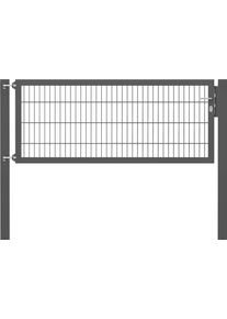 Alberts Zauneinzeltür »Flexo Plus«, anthrazit, verschiedene Abmessungen