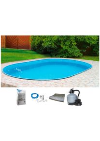 my POOL BWT Ovalpool »PREMIUM«, (Komplett-Set, 5 tlg.), Höhe 135 cm, in verschiedenen Größen verfügbar