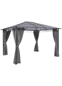 Konifera Pavillon »Nizza« 360x300 cm in grau, Größe B/H/T: 360 cm x 300 cm