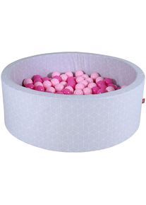 KNORRTOYS® Bällebad »Soft, Cube Grey«, mit 300 Bällen soft pink; Made in Europe