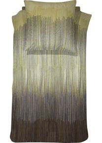 Damai Bettwäsche »Cassio« mit zarten Streifen in gelb, Größe B/L: 80 cm x 80 cm