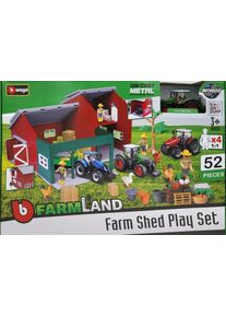 Bburago Spielwelt »Farmland, Farm Hütte«, inkl. FENDT Traktor