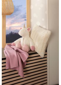 Biederlack Babydecke »Lily«, mit Einhorn-Kuscheltier