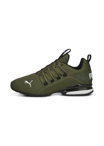 Puma Sneaker 'Axelion' Herren oliv / schwarz / weiß Größe 39