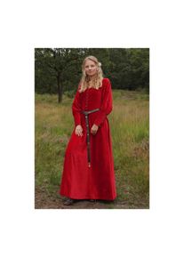 Market medieval dress Isabell velvet in late medieval style Cotehardie red size S