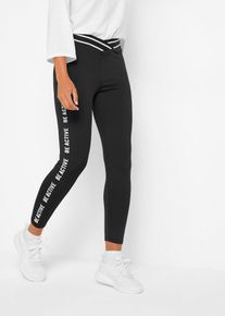 Sneldrogende 7/8 legging - zwart - maat 56/58 (3XL) - bonprix