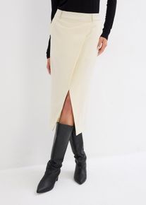 Smoking rok - beige - maat 52 - bonprix