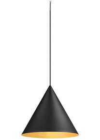 SLV MAGICO 55 Pendelleuchte, E27, Ø 55cm, Pendellänge 180cm, 1x max. 10W, schwarz/gold (1008508)