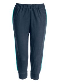 Damen 3/4-Hose in marine-blau ,Größe 42, WITT, 100% Baumwolle