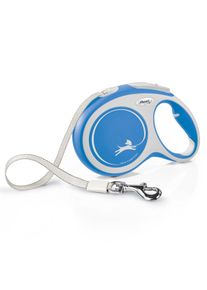 Flexi New Comfort Gurtleine blau L 8m