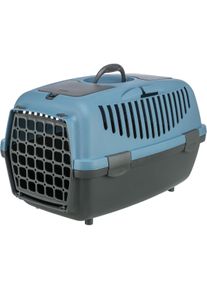 Trixie Transportbox Traveller Capri 2 dunkelgrau/pastellblau