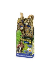 JR FARM Nagersnack Grainless Farmys Gänseblümchen-Kornblume 140g