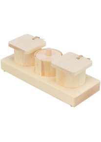 Trixie Snack Cups aus Holz 15 &times; 4,5 &times; 6 cm