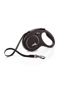 Flexi New Classic Gurtleine schwarz M / 5m