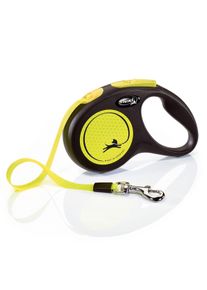 Flexi New NEON Gurtleine 5m schwarz S