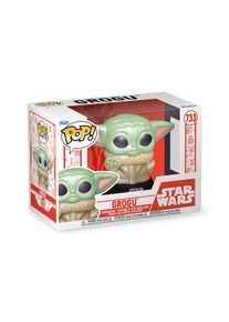 Figura Bobblehead Funko Pop Grogu Holiday - Star Wars The Mandalorian - Funko