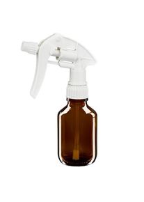 100 ml medicijnfles bruin met handverstuiver
