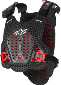 Alpinestars A-5 Plasma, Kamizelka ochronna Level-2 , kolor: Czarny/Czerwony/Biały , rozmiar: XL/XXL