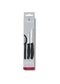 Victorinox Swiss Classic Gemüsemesser-Set mit Schäler, 3-teilig schwarz