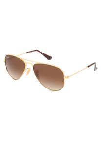 Ray-Ban Junior RJ 9506S AVIATOR | okulary przeciwsłoneczne | Kształt okularów: pilotki, tworzywo sztuczne, złoty
