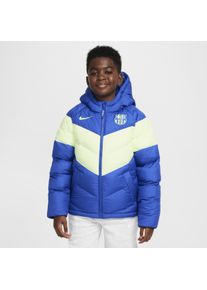 3e veste à capuche et garnissage synthétique Nike Football FC Barcelona pour ado - Bleu