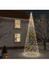 Sapin de Noël en led : 8m de haut 3000 led Multicolore - Multicolores